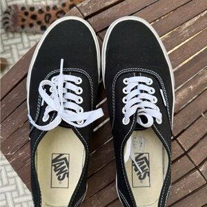 Vans Black Canvas Sneakers